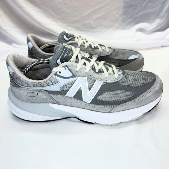 New Balance 990v6 Grey Running Shoes M990GL6 Mens 11 2E Extra Wide USA
